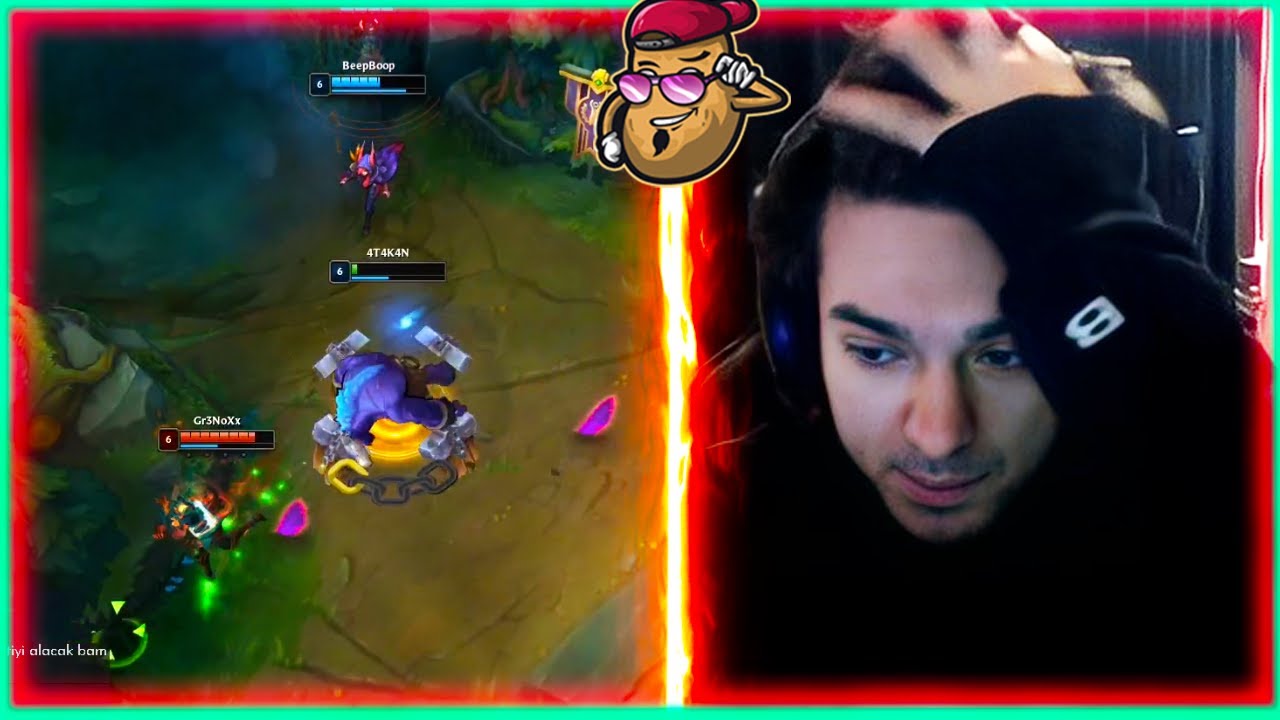 ATİKAPTAN BOŞUNA JUNGLE OYNUYOR SUPPORT'U 10 NUMARA | LoL Yayın Anları #482