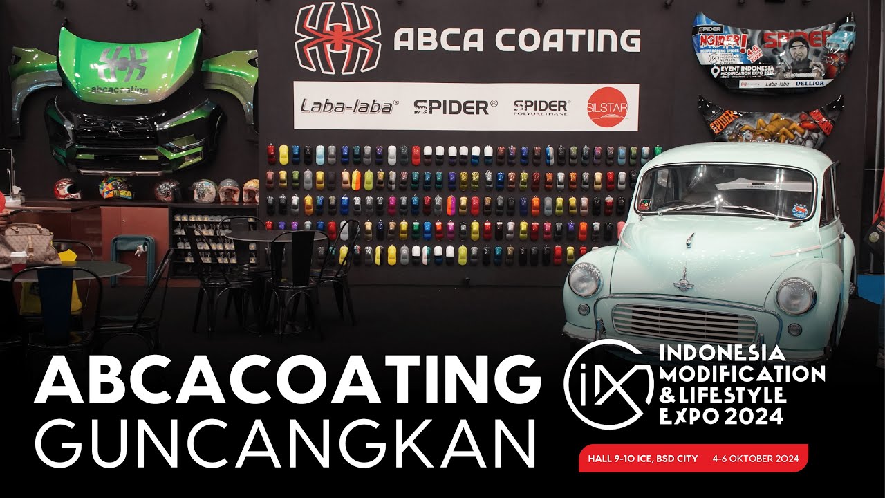 ABCA COATING GEBRAK IMX 2024, DEMO INSTANT CHROME LANGSUNG SPC 100