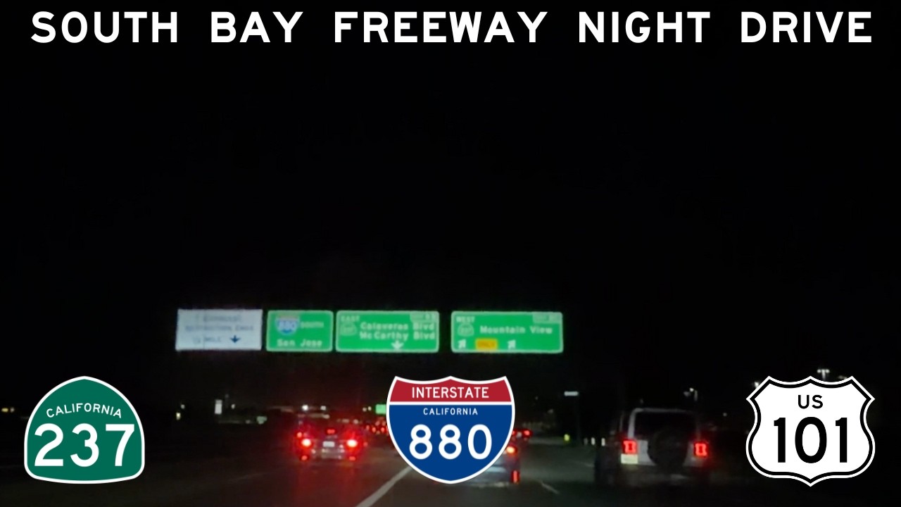 South Bay Freeway Night Drive