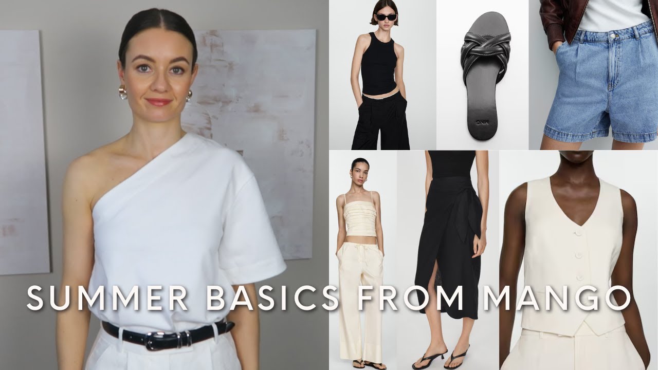SUMMER BASICS FROM MANGO | TRY ON AND REVIEW | Styled. by Sansha