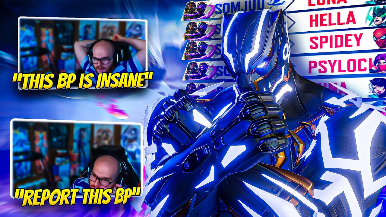 Streamer Reacts to THE FASTEST Black Panther in Marvel Rivals!  (He Reported Me)