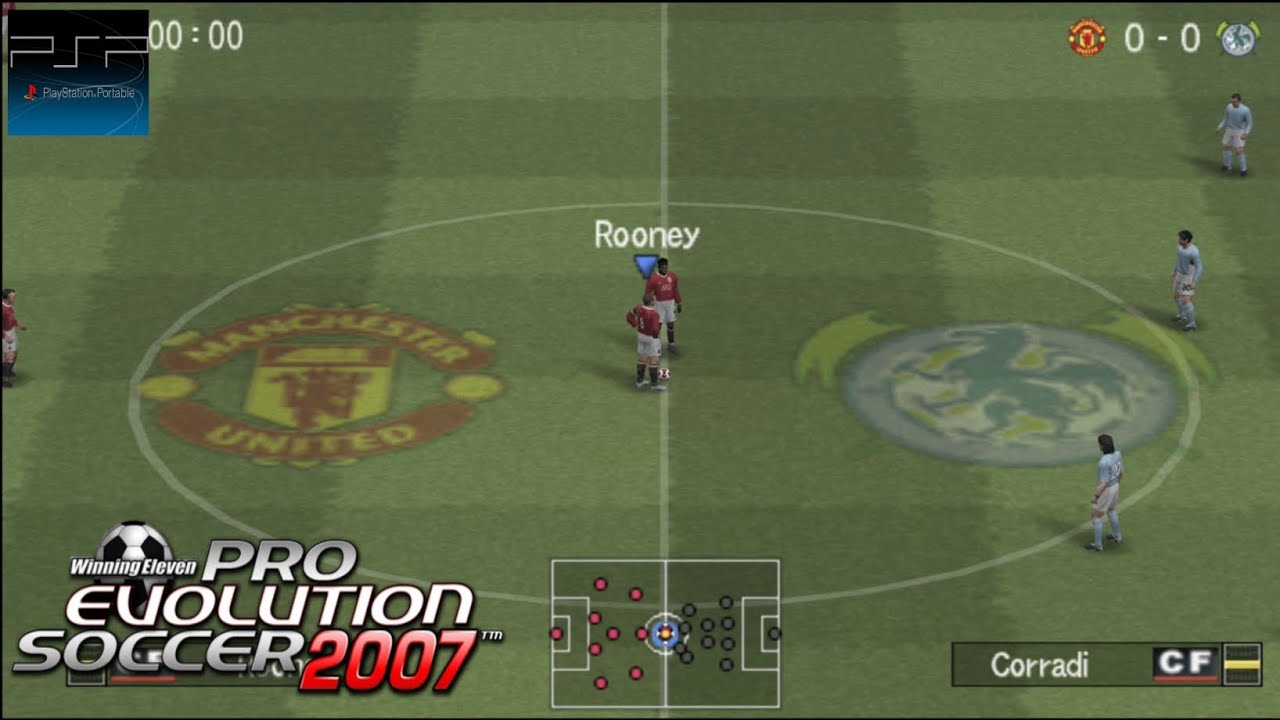 Pro Evolution Soccer 2007 _ PSP HD Gameplay ( PPSSPP )