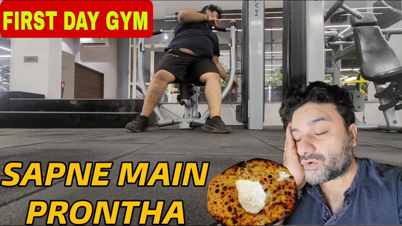 Finally Hit Gym 😅 | Body Pain, Butter Parantha Dreams, and New Beginnings DAY 2
