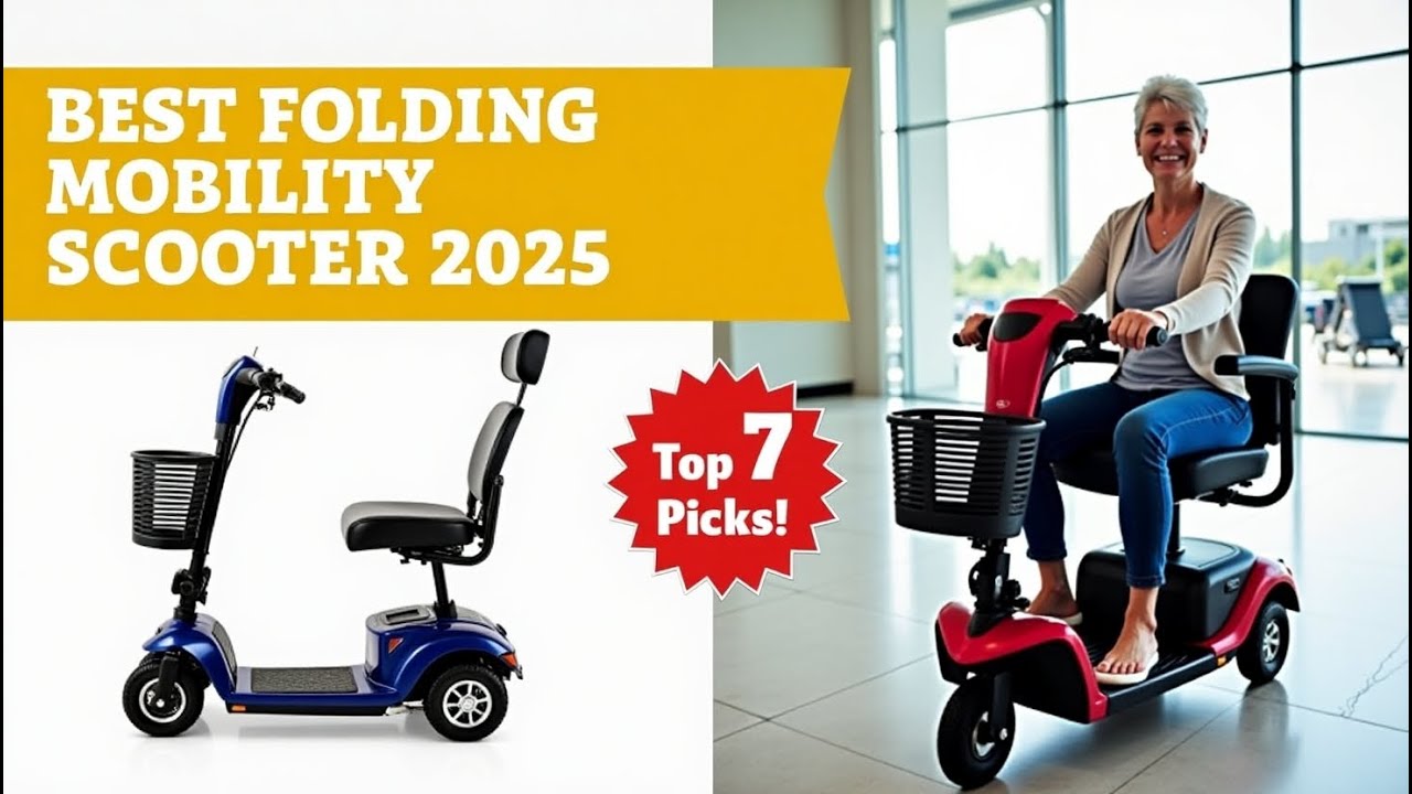 ✅Top 7 Best Folding Mobility Scooters of 2025 🛴 | Lightweight, Portable & Travel-Ready Picks!