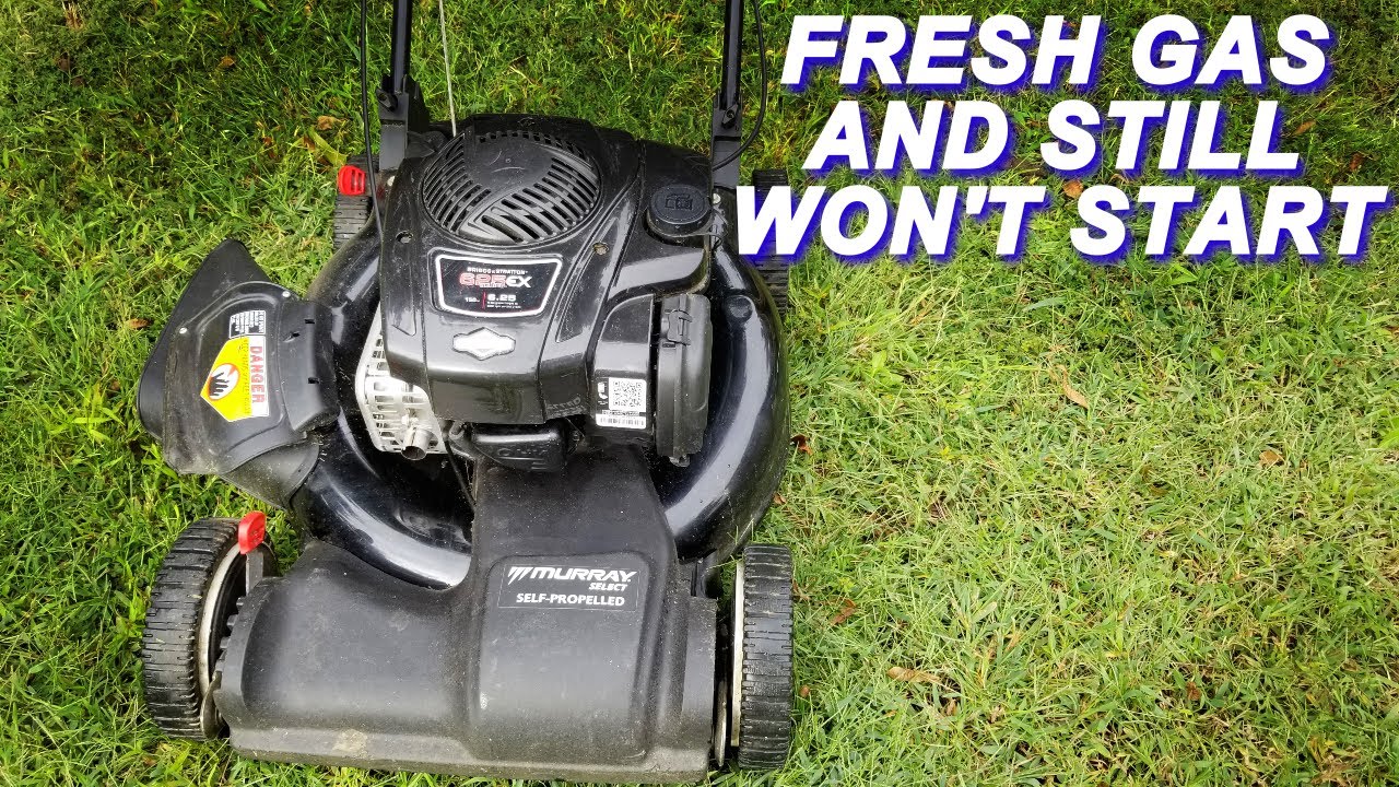 Murray Lawn Mower Won't Start Even With Fresh Gasoline .