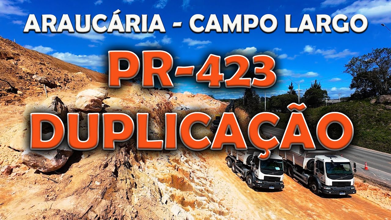 DUPLICAÇÃO PR-423 - Araucária - Campo Largo  (OUT/25) 4k