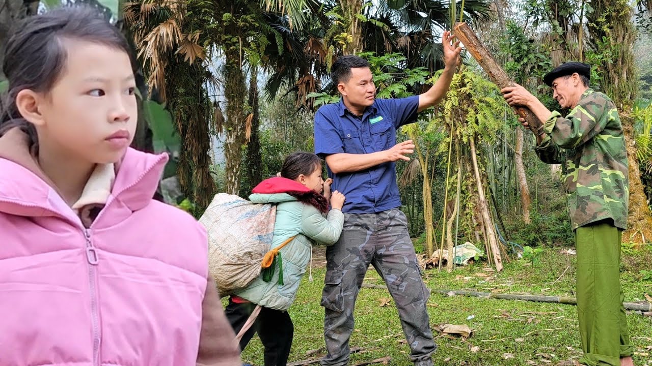 10 year old orphan girl: survived 5 days in the forest, luckily met good people to help