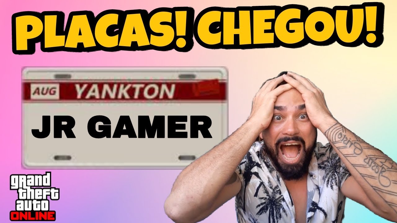 CHEGOU!!!🔥PLACAS PERSONALIZADAS, PLACAS ZERADA🔥GTA 5 ONLINE - #SerieS #SerieX #PS4 #PS5 #PC