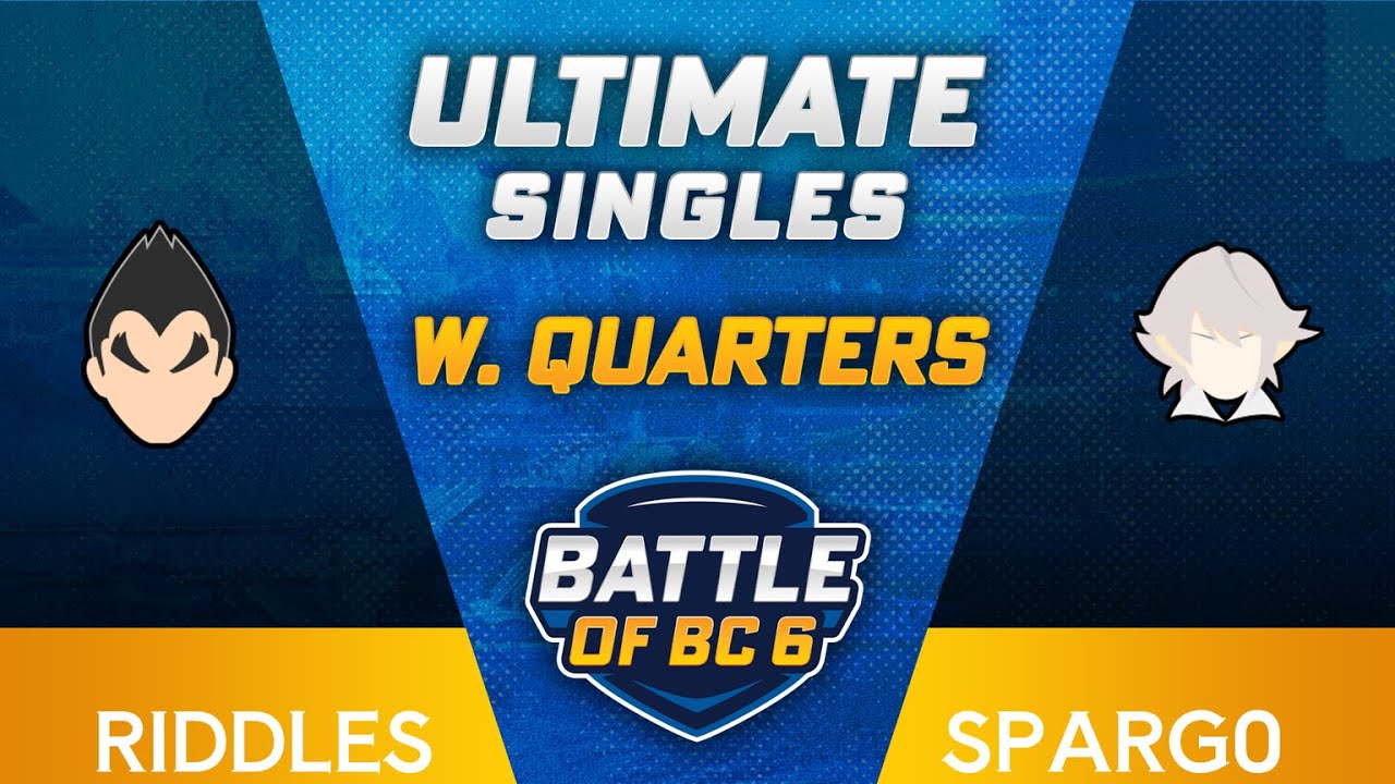 Riddles (Kazuya) vs Sparg0 (Corrin) - Ultimate Singles Winners Quarter-Final - Battle of BC 6