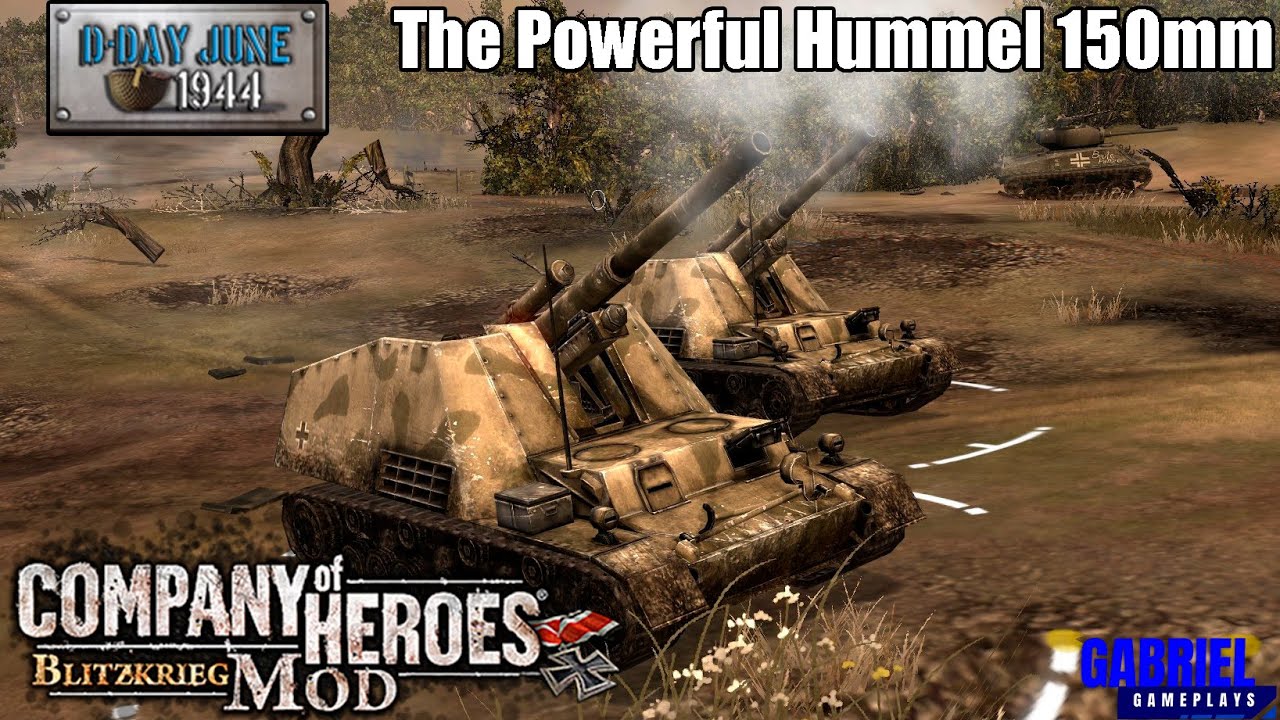 Company Of Heroes Blitzkrieg Mod: The Powerful Hummel 150mm