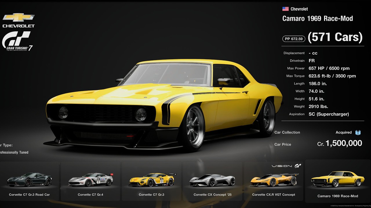 Gran Turismo 7 | All Car Full List [571 Cars Include DLC & Power Pack] March 2026 [4K.PS5Pro]