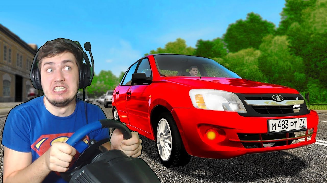 БУДНИ ТАКСИСТА - ЧТО ДЕЛАТЬ КОГДА СЛОМАЛАСЬ МАШИНА - CITY CAR DRIVING + РУЛЬ