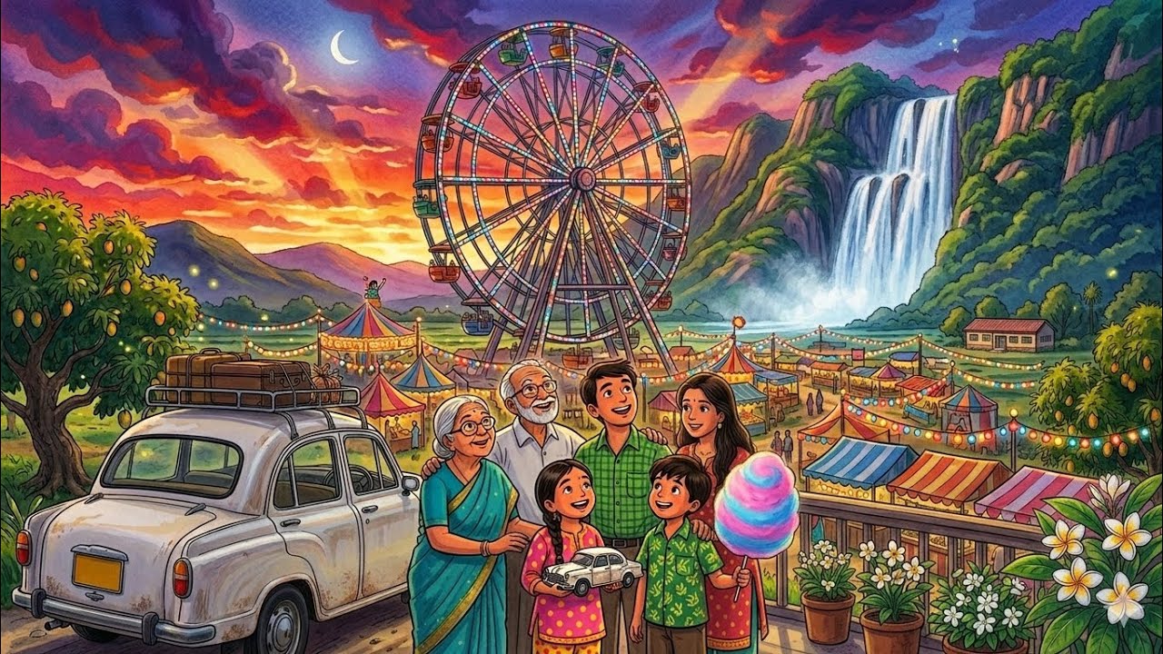 1990s Summer Vacation | Nani Ke Ghar Se Mela Aur Waterfall Tak Ka Yaadgaar Safar