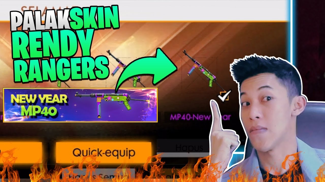 PERMANEN! DAPET SKIN MP40 NEW YEAR DARI PALAK DIAMOND RENDY RANGERS - Garena Free Fire #4