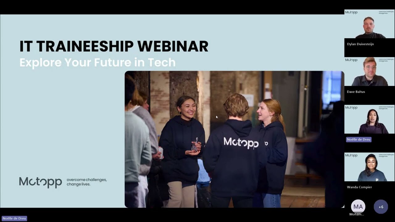 Motopp IT-traineeship Webinar Juli 2025