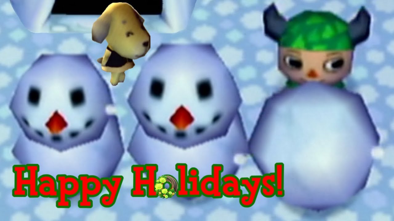Getting every Snowman and Igloo Item in one Winter season (Animal Crossing Challenge)