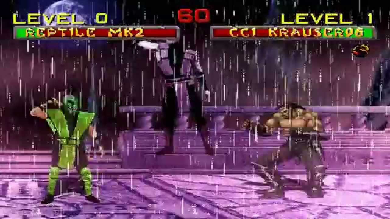 BTW MUGEN Arcade Runs - MK2 Reptile playthrough