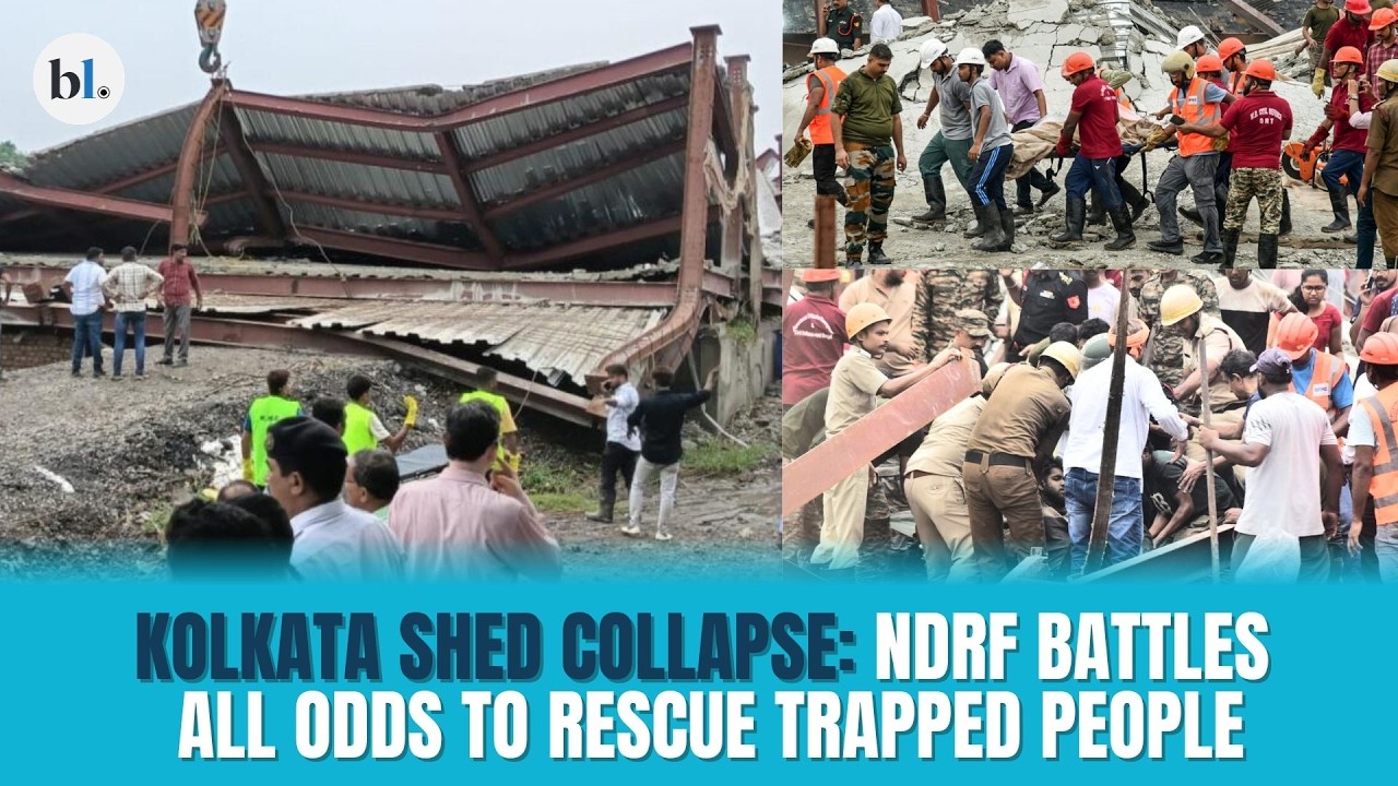 Kolkata Shed Collapse: NDRF battles all odds to rescue trapped people amid challenging situations