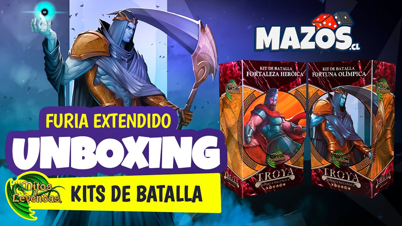 Unboxing de los Kit de Batalla de #Troya @myloficial | Mazos.cl