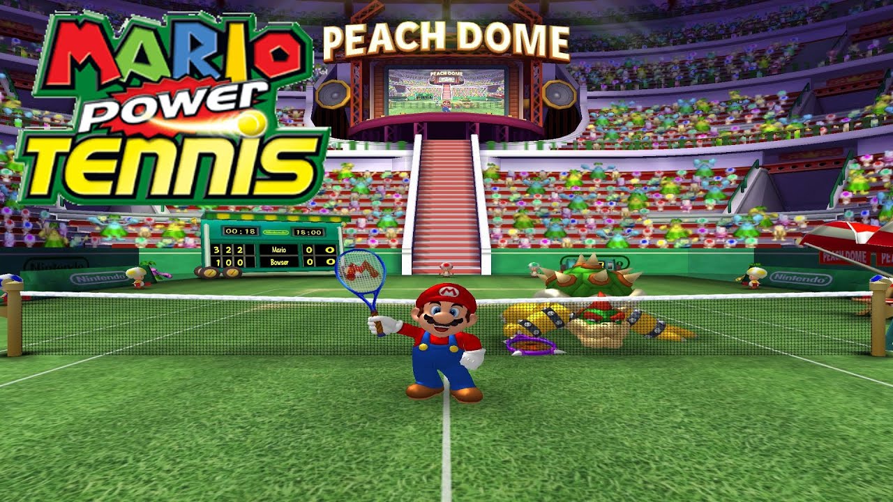 Mario Power Tennis - World Open w/ Mario (All Tournaments) (GameCube)