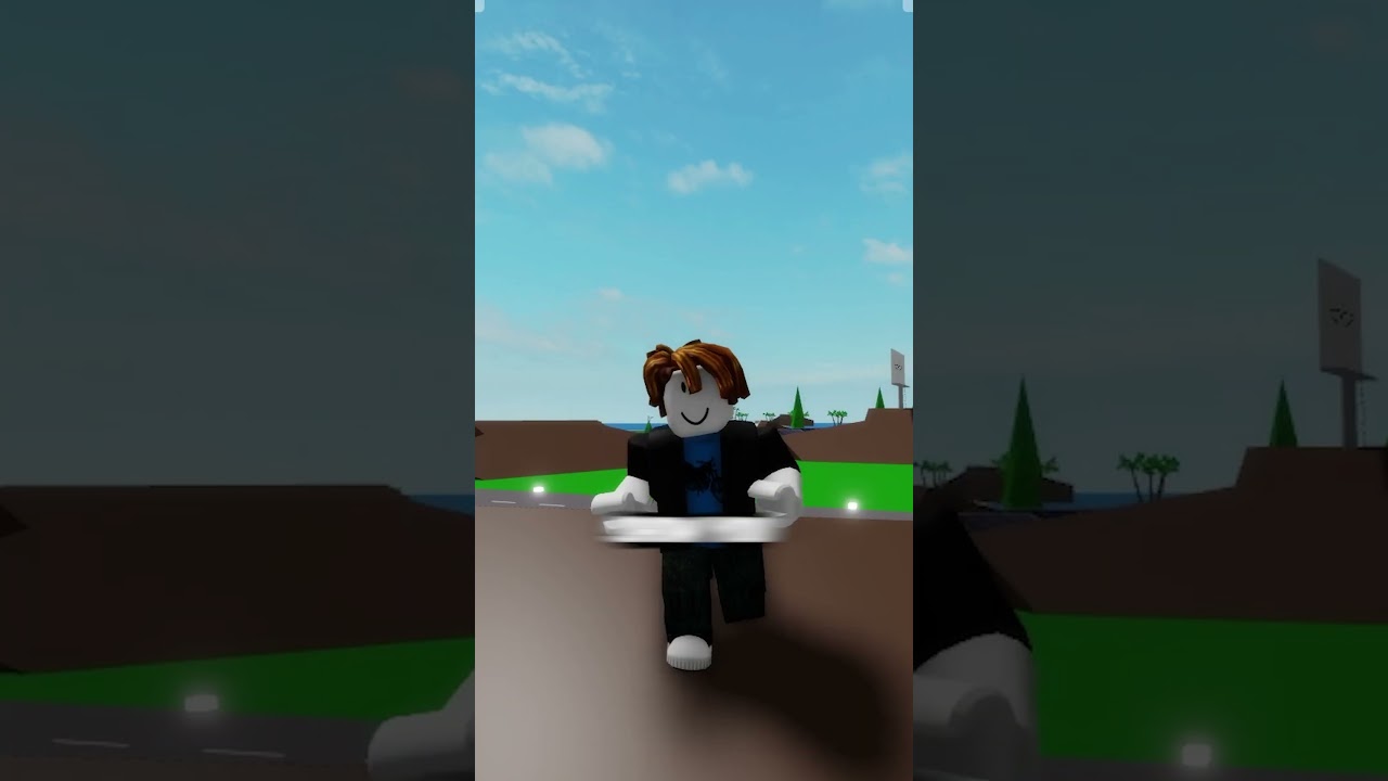 🏠 How to become tiny in Brookhaven! 🔵🐺  #roblox #shorts