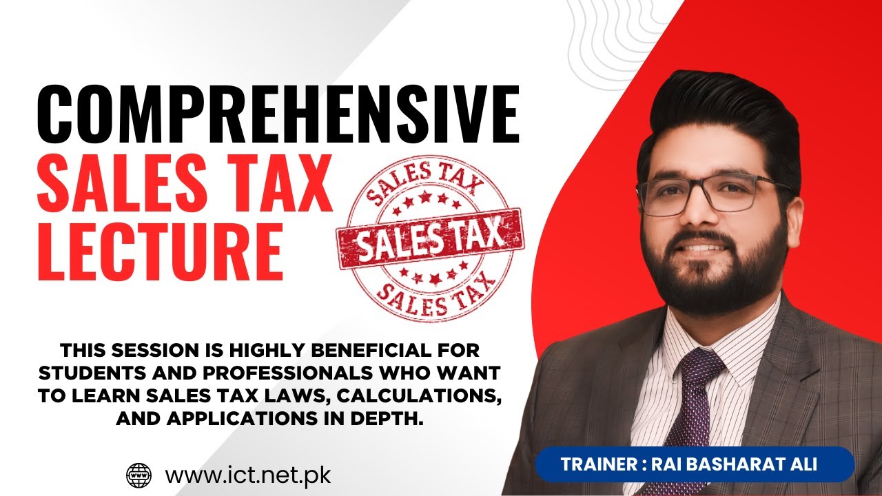 Sales Tax Pakistan Complete Guide with Law | Practical Examples