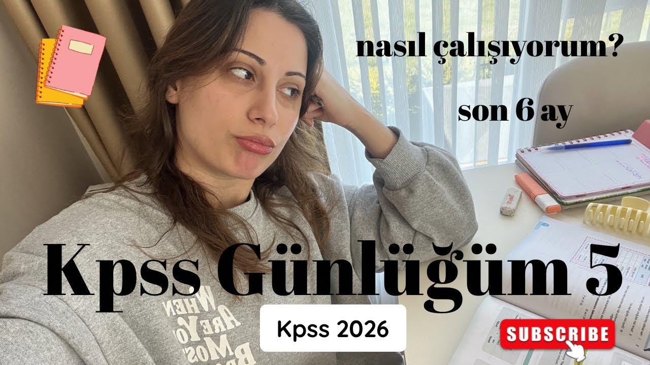Kpss Günlüğüm 5 ✍🏻 çokk sıkılıyorummm🥲 #kpss2026 