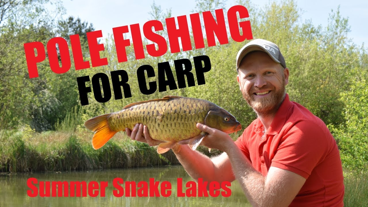 POLE FISHING FOR CARP - SUMMER SNAKE LAKES - ROB WOOTTON FISHING THE MUDLINE FOR SUMMER CARP