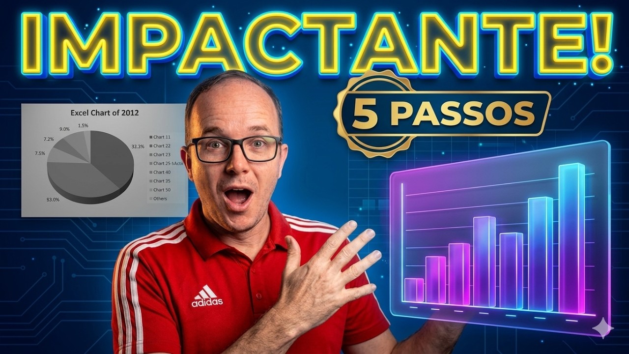 Crie Gr&aacute;ficos IMPACTANTES no Excel em 5 Passos