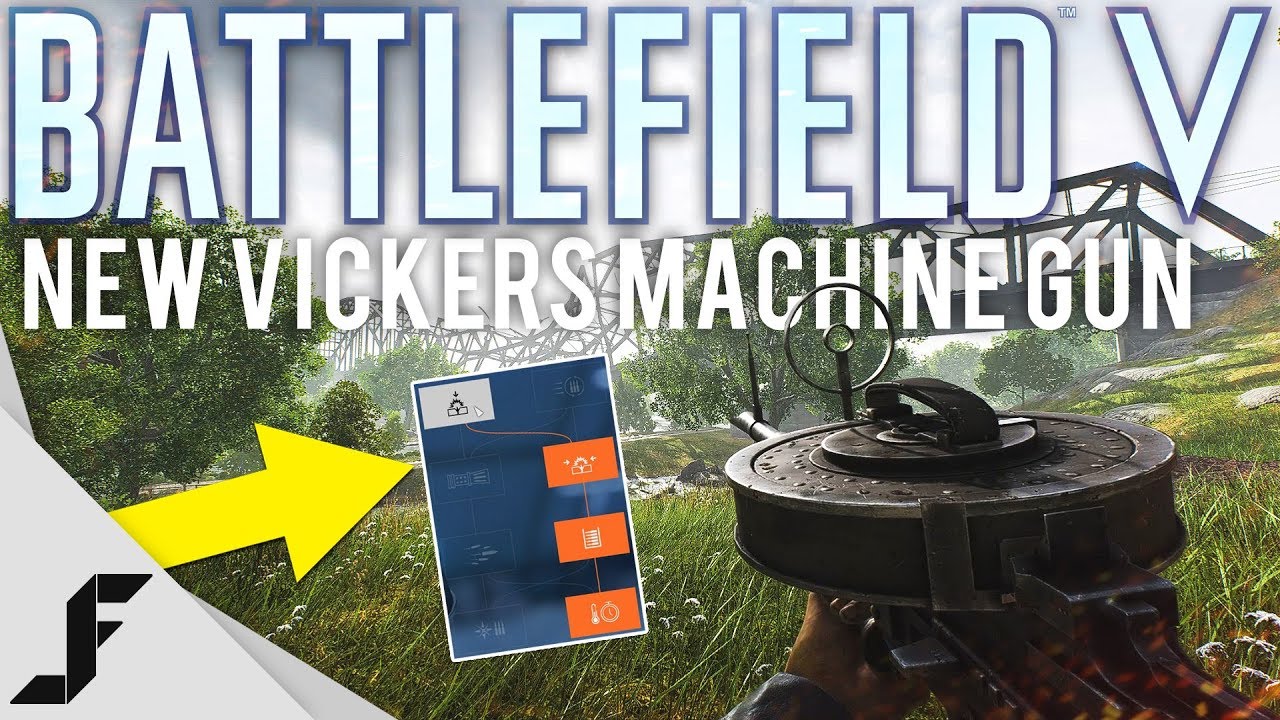 New Vickers Machine Gun Battlefield 5