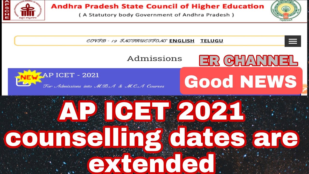 #Ap icet 2021# Counciling dates are extended.....