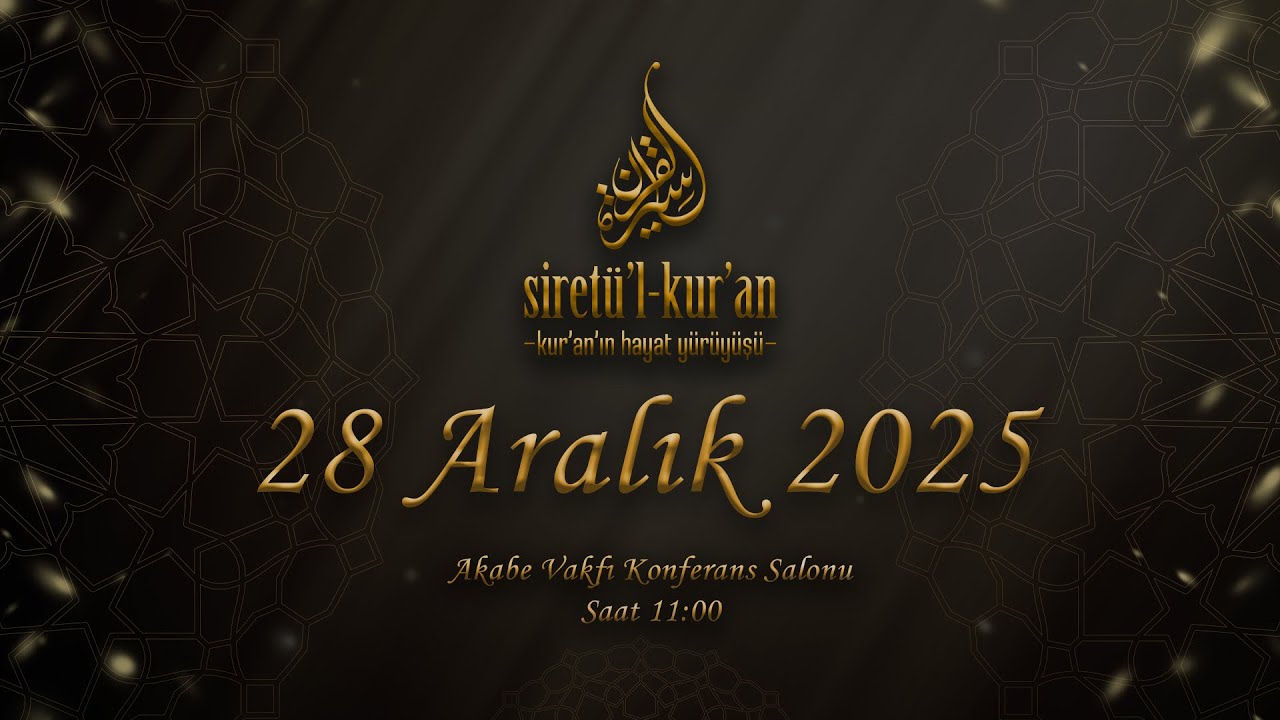 Siretü'l Kur'an - 90.Ders “A’RAF” Suresi 4 - Mustafa İslamoğlu