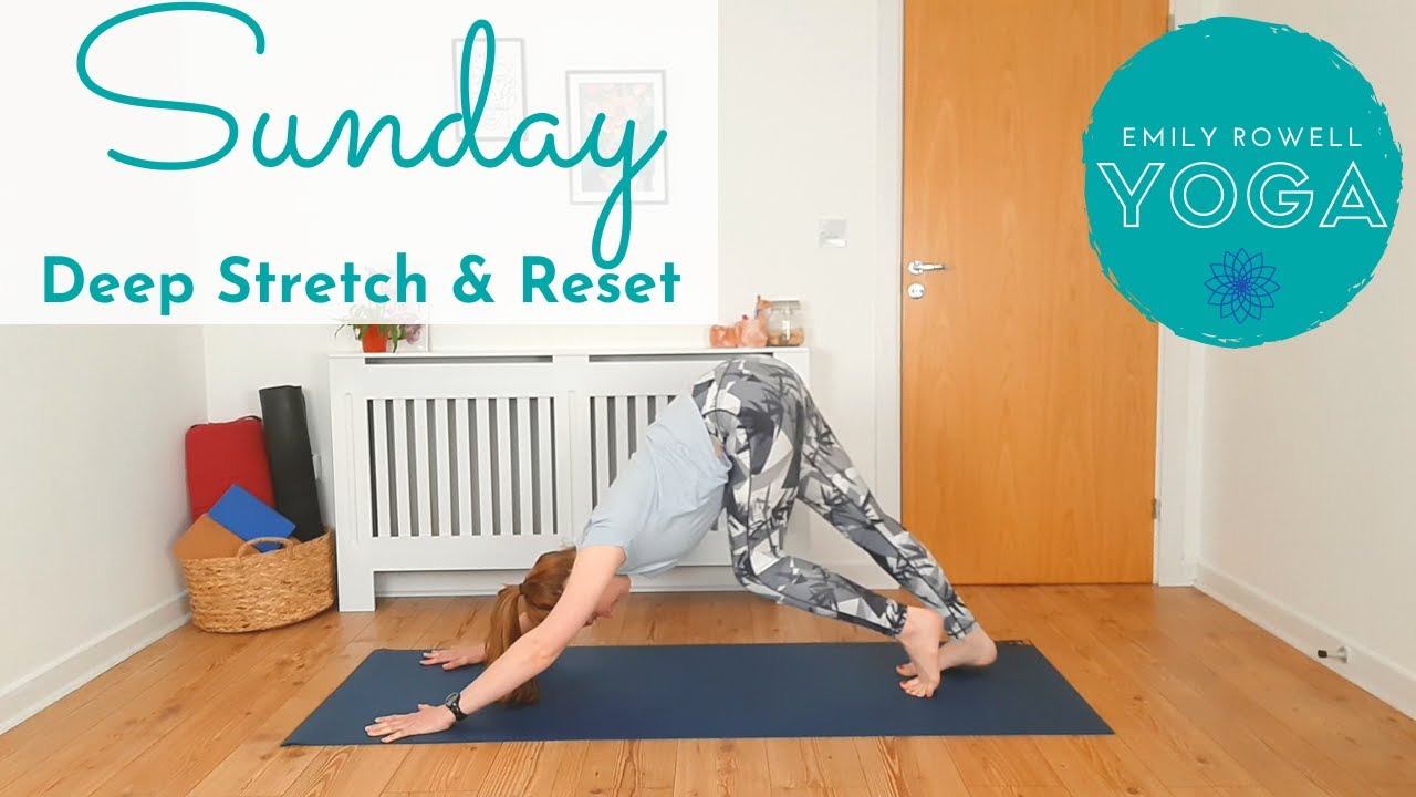 Sunday Yoga - Deep Stretch & Reset | Daily Yoga Series | Emily Rowell Yoga
