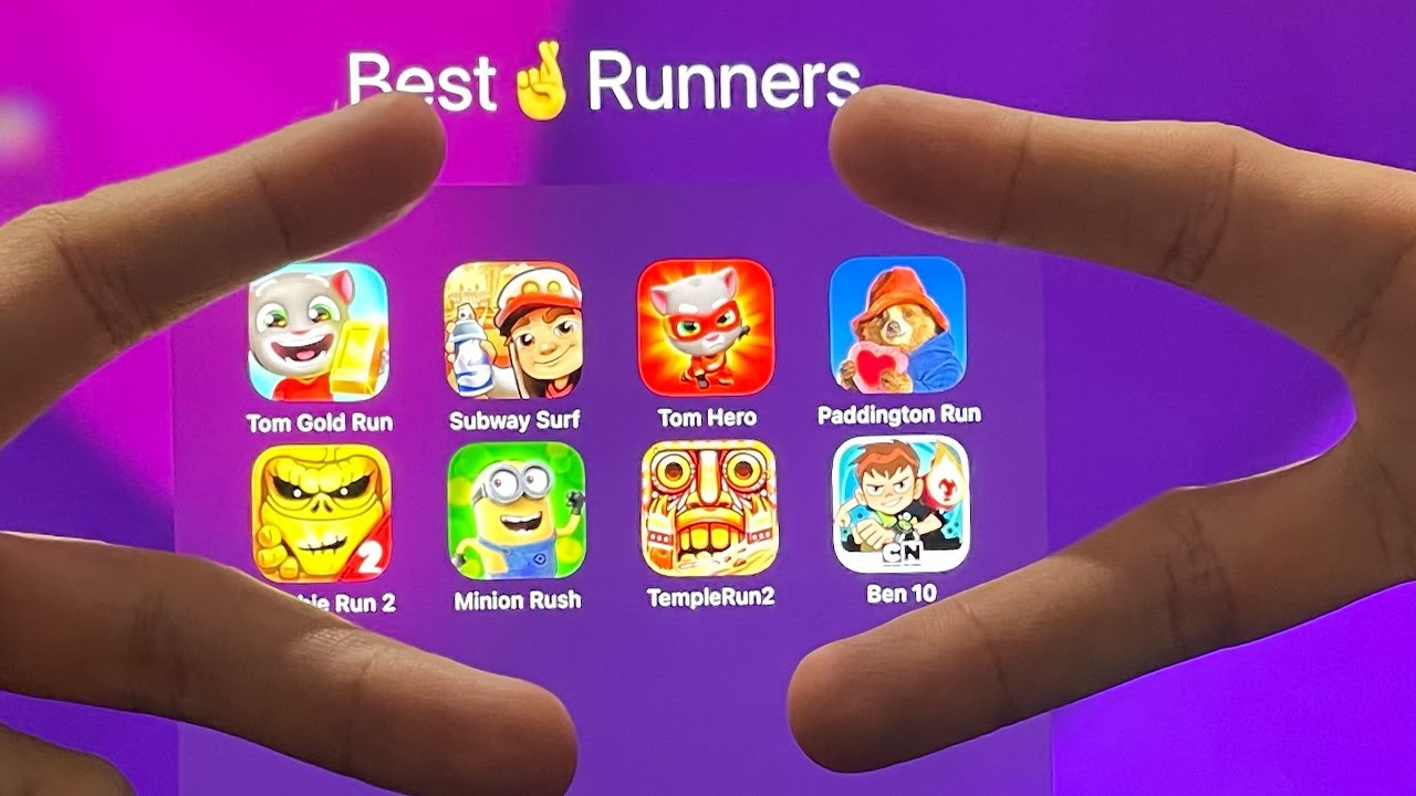 (iPad Pro) Talking Tom Gold Run+ Subway Surfers+ Talking Tom Hero Dash+ Paddington Run+ Minion Rush