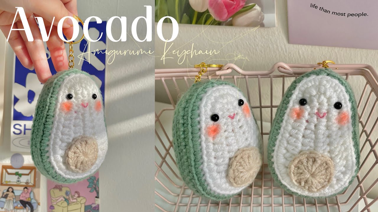 🥑How To Crochet Avocado Amigurumi | Cute Avocado| Free Pattern🥑