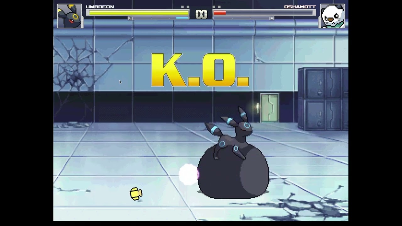 [Mugen Vore] Umbreon vs Jolteon NO SOUND