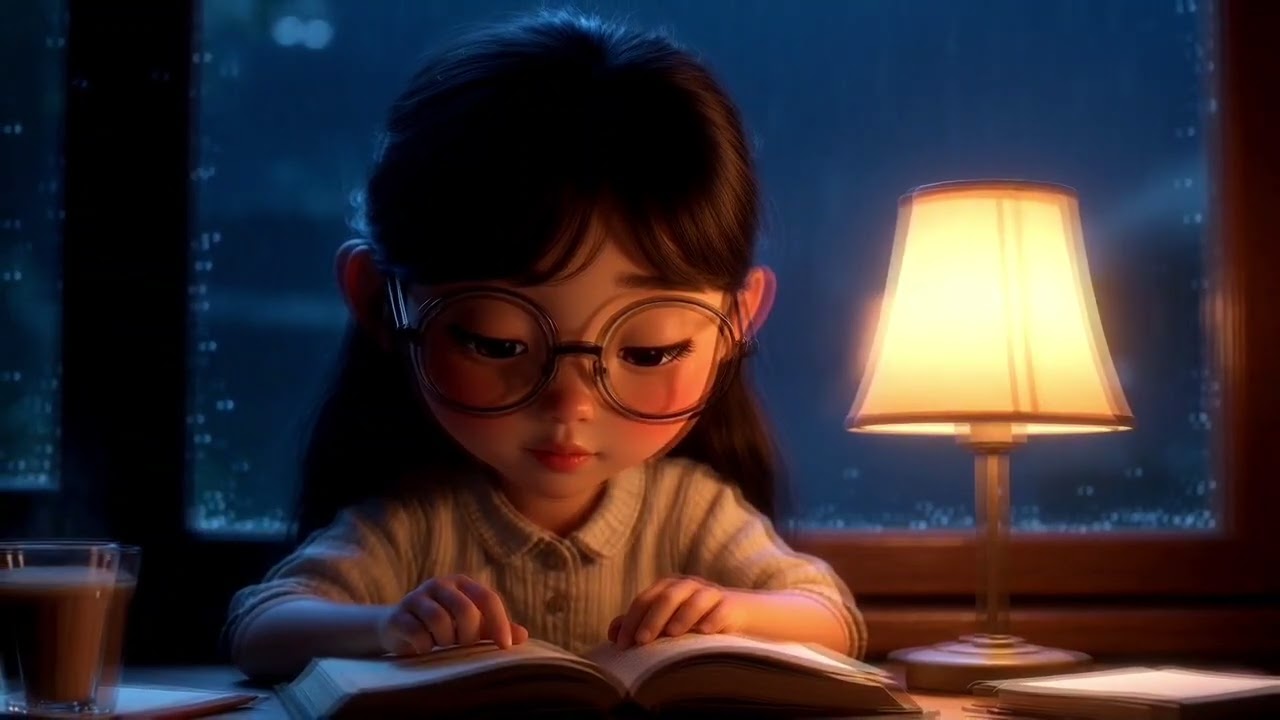 Deep Focus Study with Rain Sounds 🌙 Calm Piano Night Ambience