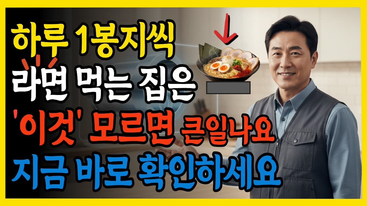 60대이상 필수시청!! 라면 먹고 200만원 손해? 20년 배관공이 알려주는 진실ㅣ시니어계획ㅣ