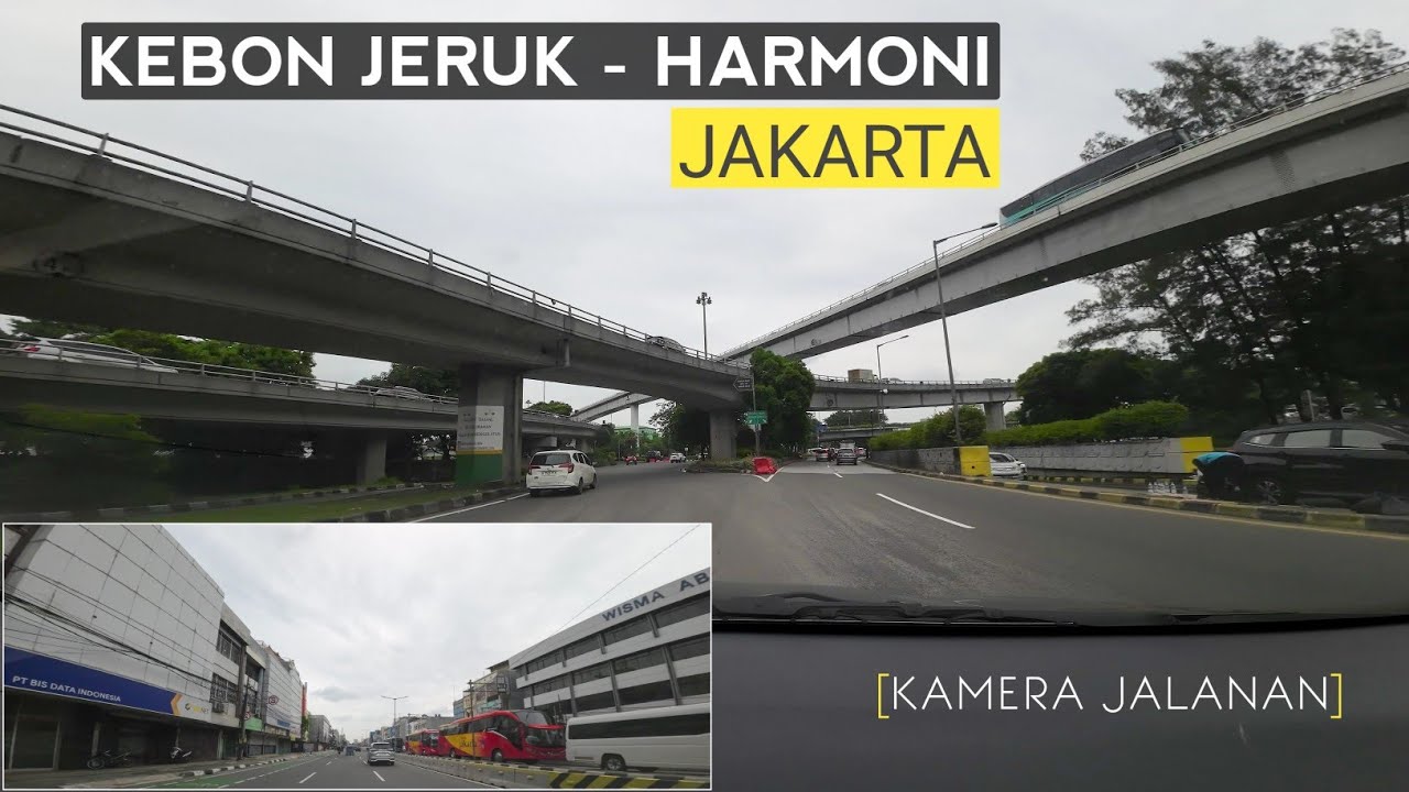 Melibas Jalan Tol Jakarta rute Kebon Jeruk - Harmoni | seIN KANAN [KAMERA JALANAN]