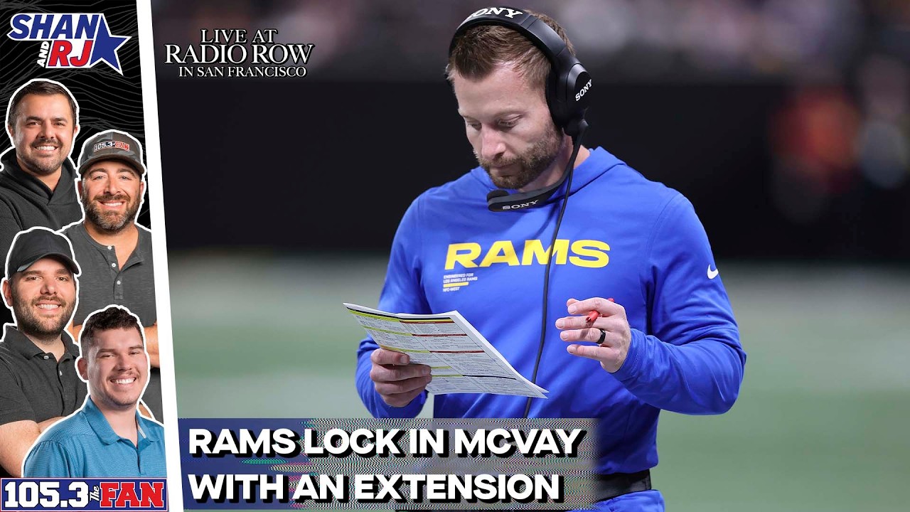 The Red Zone: Sean McVay Signs Extension With Rams, Vikings QB Drama & More | Shan & RJ