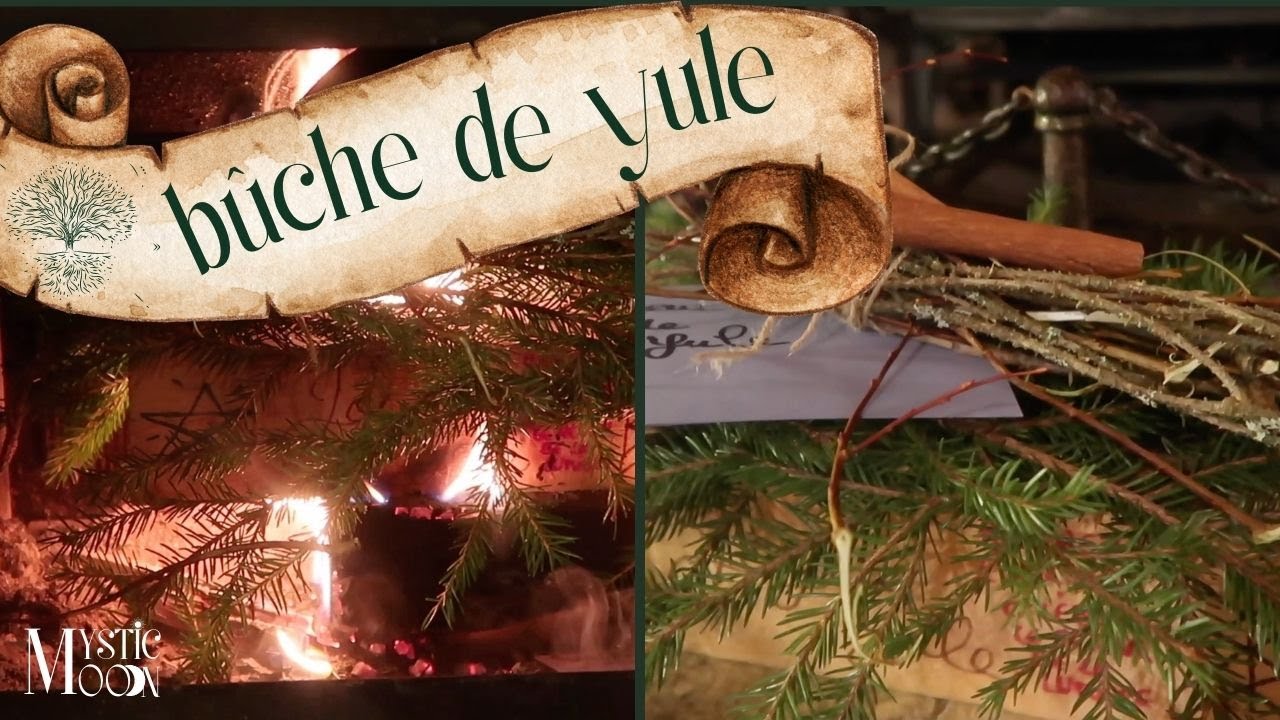 Ma bûche de Yule - solstice d'hiver