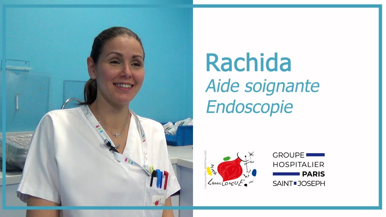 Rachida, aide soignante en endoscopie - Hôpital Marie-Lannelongue