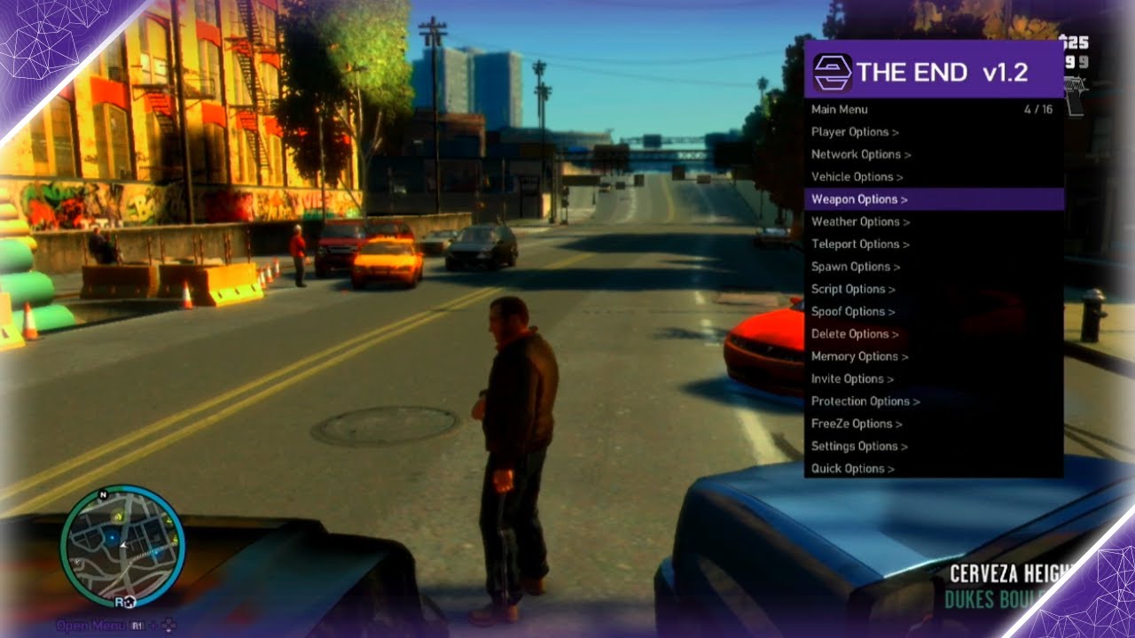 GTA IV PS3 Offline Mod Menu THE-END 1.2 By END Team🟣[Offline Use Only]🟣