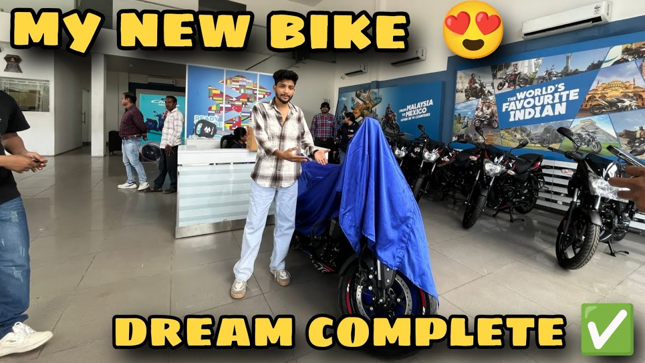 TAKING TO DELIVERY OF MY NEW BIKE 😍 NS400 DELIVERY ✨ SAPNA SACH HUA 🥹