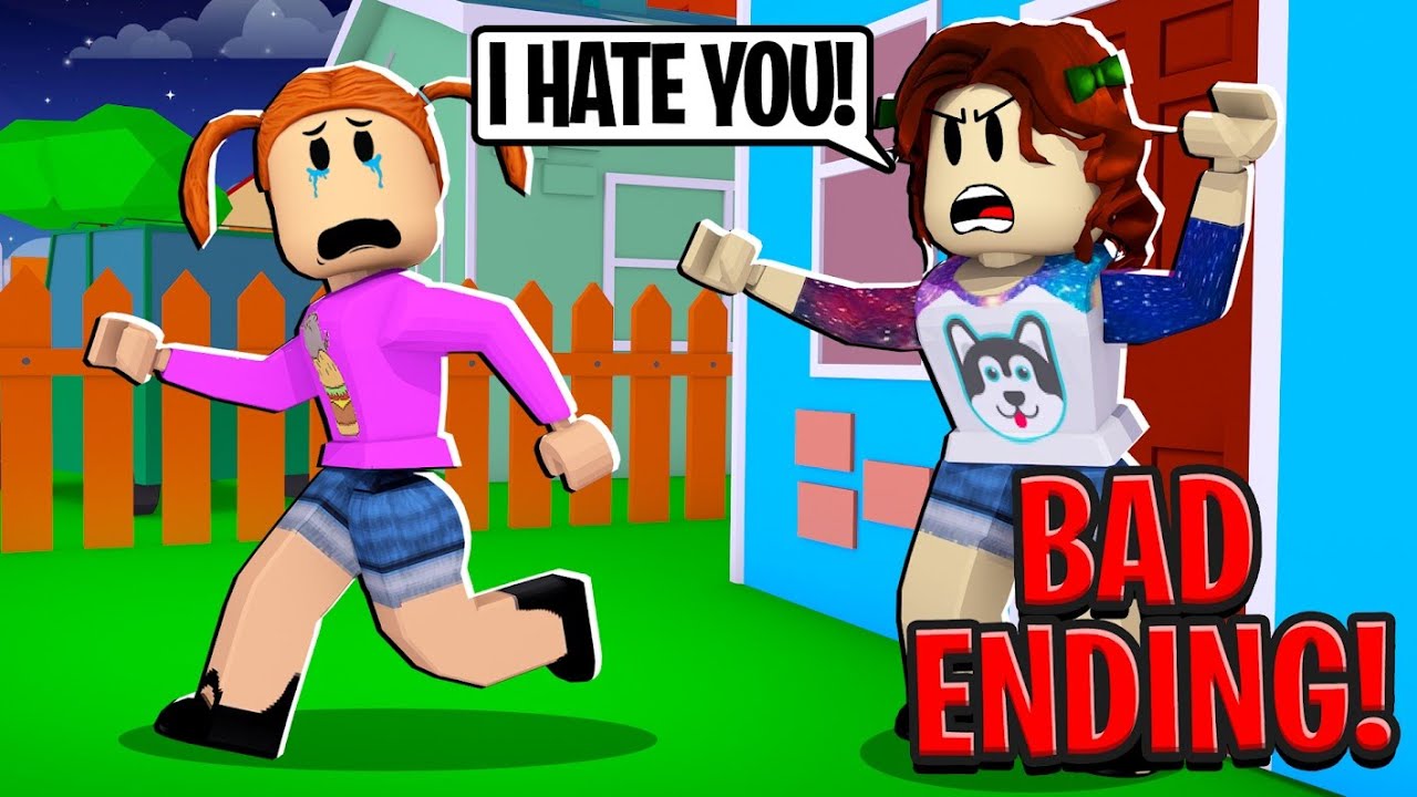 Roblox Brookhaven | BAD ENDING | My Friend Ran Away From My Sleepover!