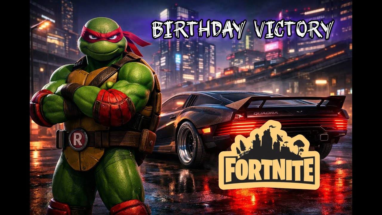 Kuma and Friends have a Level Up Day Victory Fortnite