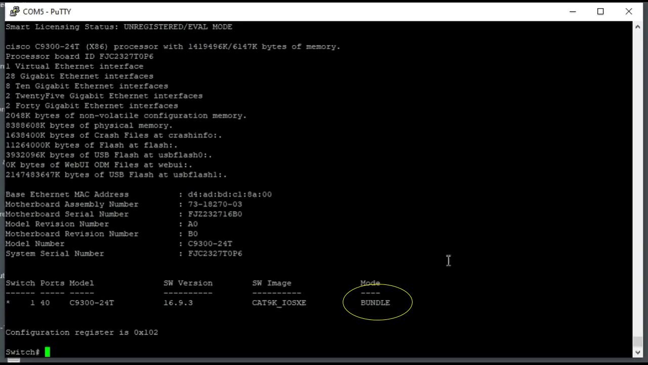 Cisco Catalyst 9300/9500 IOS upgrade - cat9k bundle to install mode