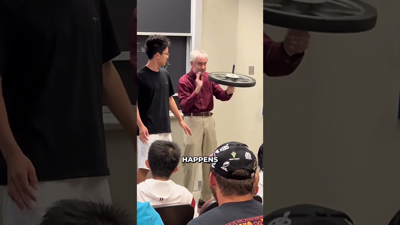 Physics Teacher Makes Student Spin Without Moving! 🤯