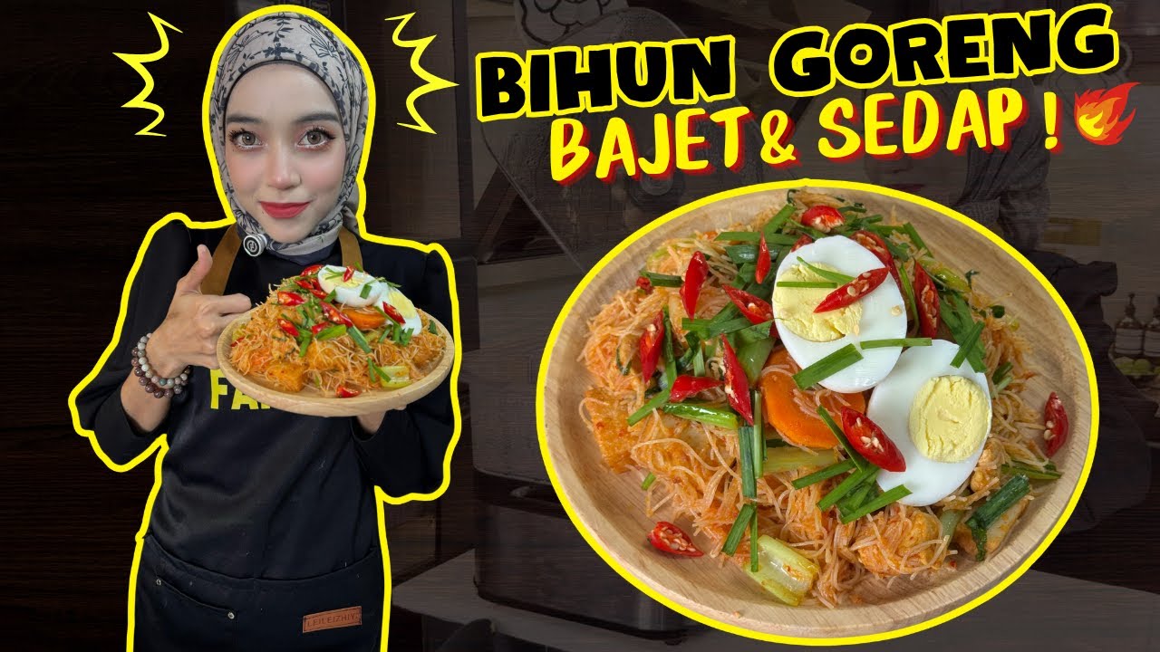 BIHUN GORENG BAJET PALING SIMPLE & SEDAP KESUKAAN RAKYAT MALAYSIA ! MENGIMBAU KENANGAN LALUUU ..