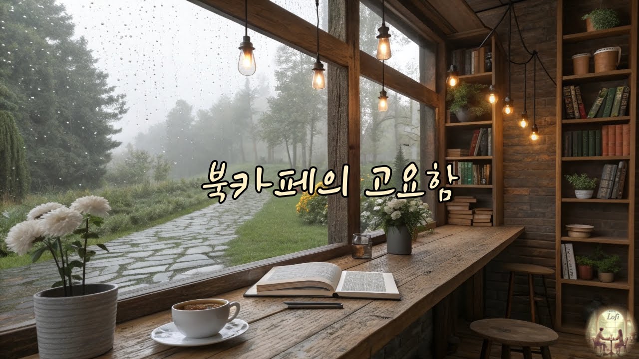 [Play List]북카페의 고요함｜비 오는 날 집중과 휴식을 위한 피아노(Piano for Focus and Relaxation on Rainy Days)